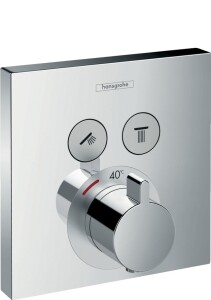 Hansgrohe ShowerSelect Termostatik Ankastre Banyo Bataryası 2 Çıkış 15763000 