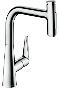 Hansgrohe Talis Select M51 Eviye Bataryası Çekilebilir Gaga 2 Akışlı, sBox 73868000 - 1