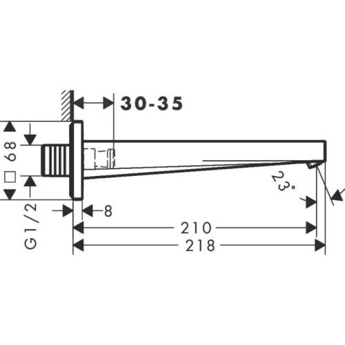 Hansgrohe Tecturis E Küvet Gagası 73410000 - 3