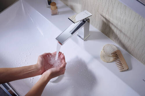 Hansgrohe Tecturis E Lavabo Bataryası 110 EcoSmart+ Kumandalı 73010000 - 2