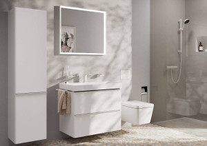 Hansgrohe Tecturis E Lavabo Bataryası 210 Fine CoolStart EcoSmart+ Dönebilir Gaga Mat Beyaz 73060700 - 3