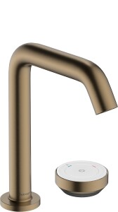 Hansgrohe Tecturis S 2-Delikli Lavabo Bataryası 150 CoolStart EcoSmart+ Mat Bronz 73353140 - 1