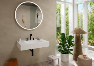 Hansgrohe Tecturis S 3 Delikli Lavabo Bataryası 150 EcoSmart+ Bas-Aç Gider Setli Mat Siyah 73330670 - 2