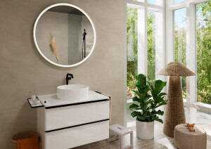 Hansgrohe Tecturis S Çanak Lavabo Bataryası 240 Fine CoolStart EcoSmart+ Bas-Aç Gider Setli Mat Siyah 73370670 - 2