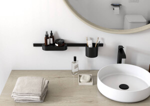 Hansgrohe WallStoris Banyo Paketi Mat Siyah 27968670 - 2