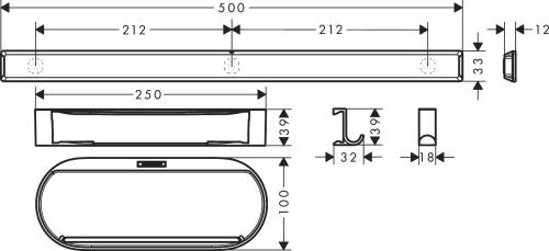 Hansgrohe WallStoris Duş Paketi Mat Beyaz 27967700 - 2