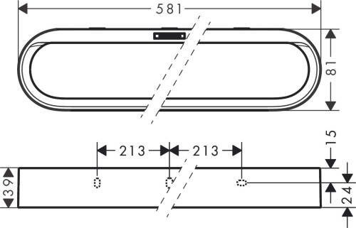 Hansgrohe WallStoris Havlu Askısı Mat Beyaz 27926700 - 2