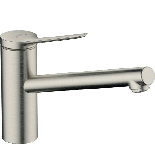 Hansgrohe Zesis M33 Eviye Bataryası Paslanmaz Çelik 74802800 - 1