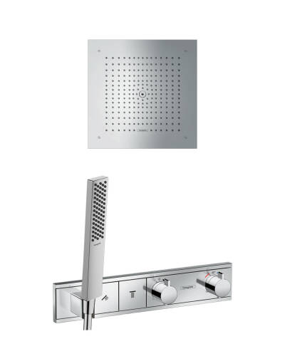 Hansgrohe RainDance Termostatik Tavana Sıfır Ankastre Duş Sistemi Krom - 1