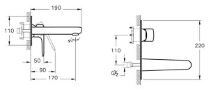 Vitra Artema Root Round Ankastre Lavabo Bataryası A42721 - 2